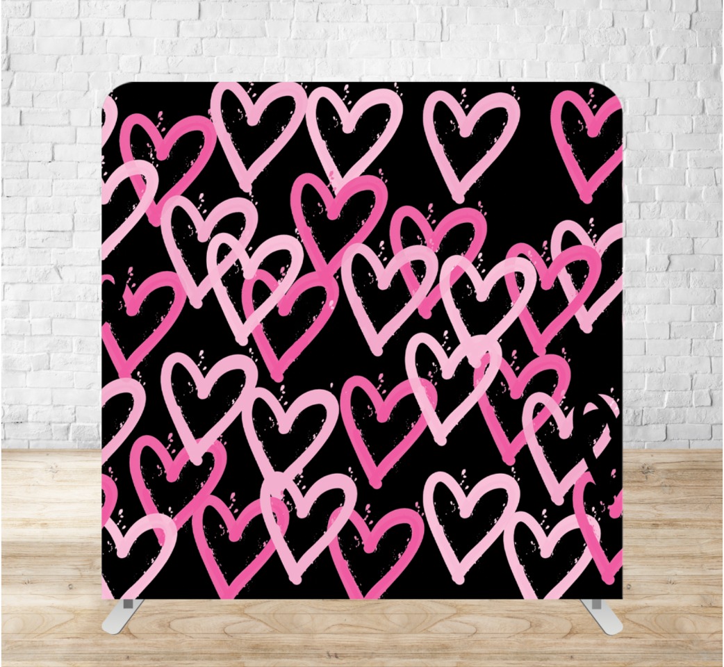 Pink Hearts backdrop image